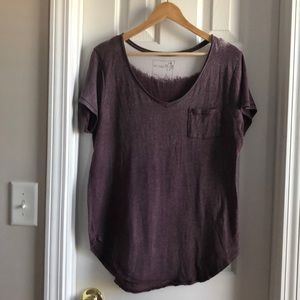 Free People We the Free purple burnout t-shirt - L